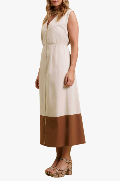 ABITO CON ZIP FRONTALE