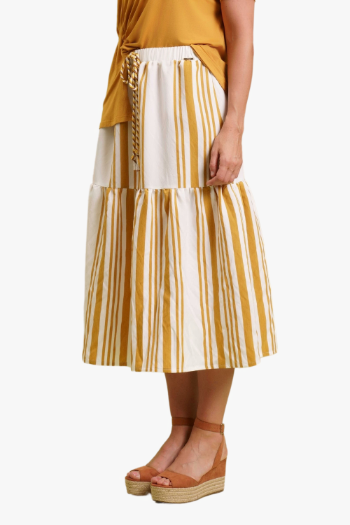 GONNA LUNGA CON VITA ELASTICA