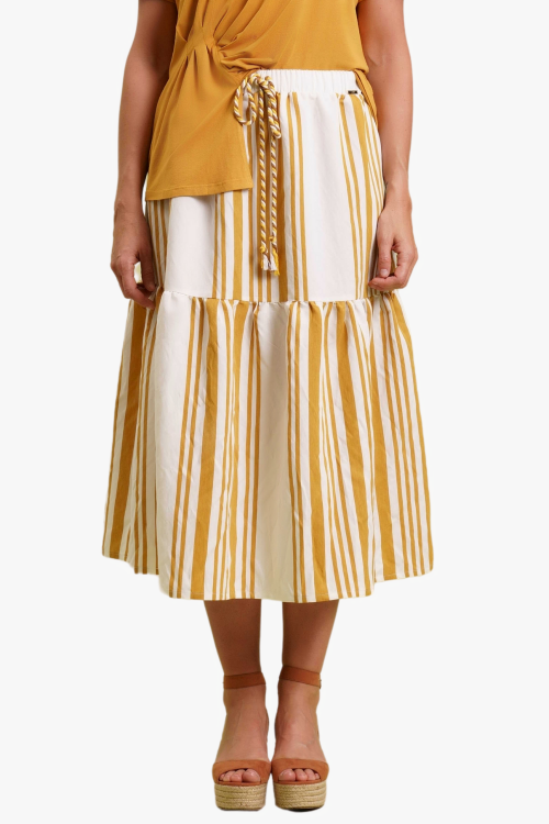 GONNA LUNGA CON VITA ELASTICA