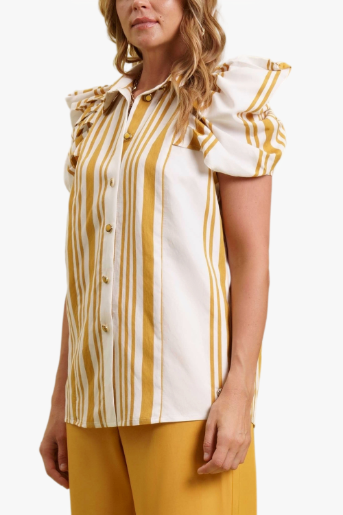 CAMICIA CON MANICA PIEGHE