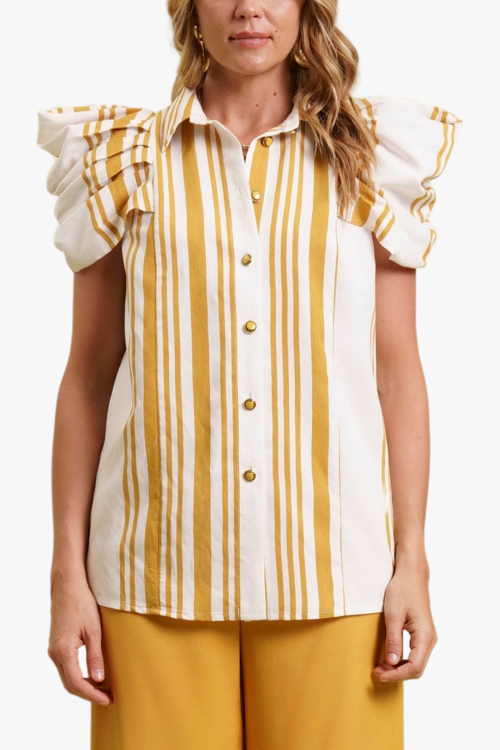 CAMICIA CON MANICA PIEGHE