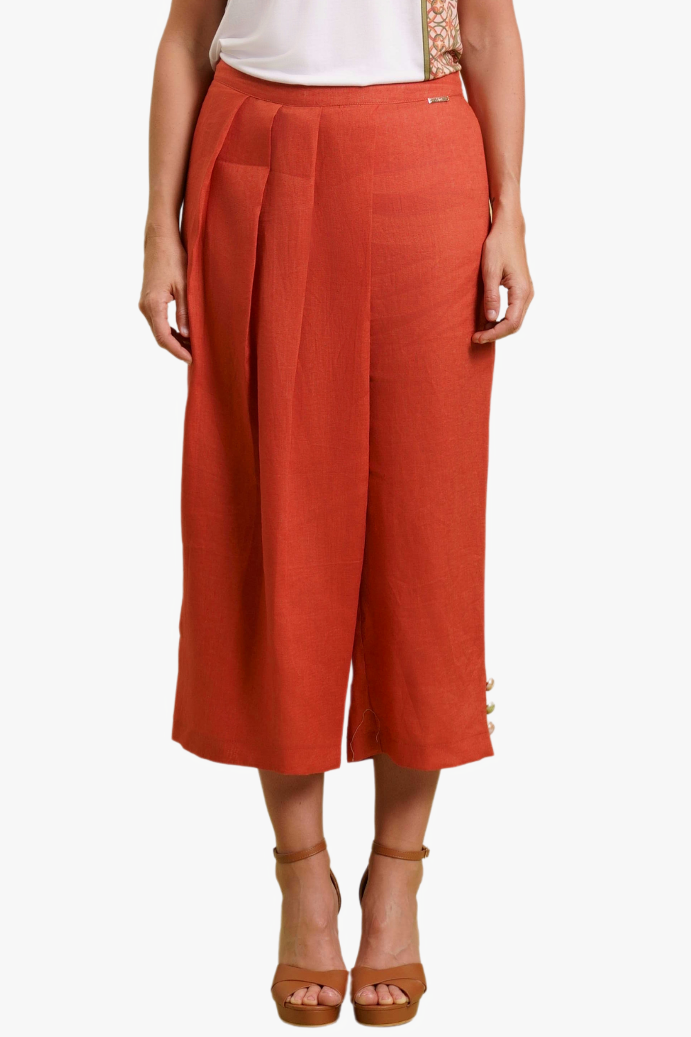 PANTALONE CON PIEGHE