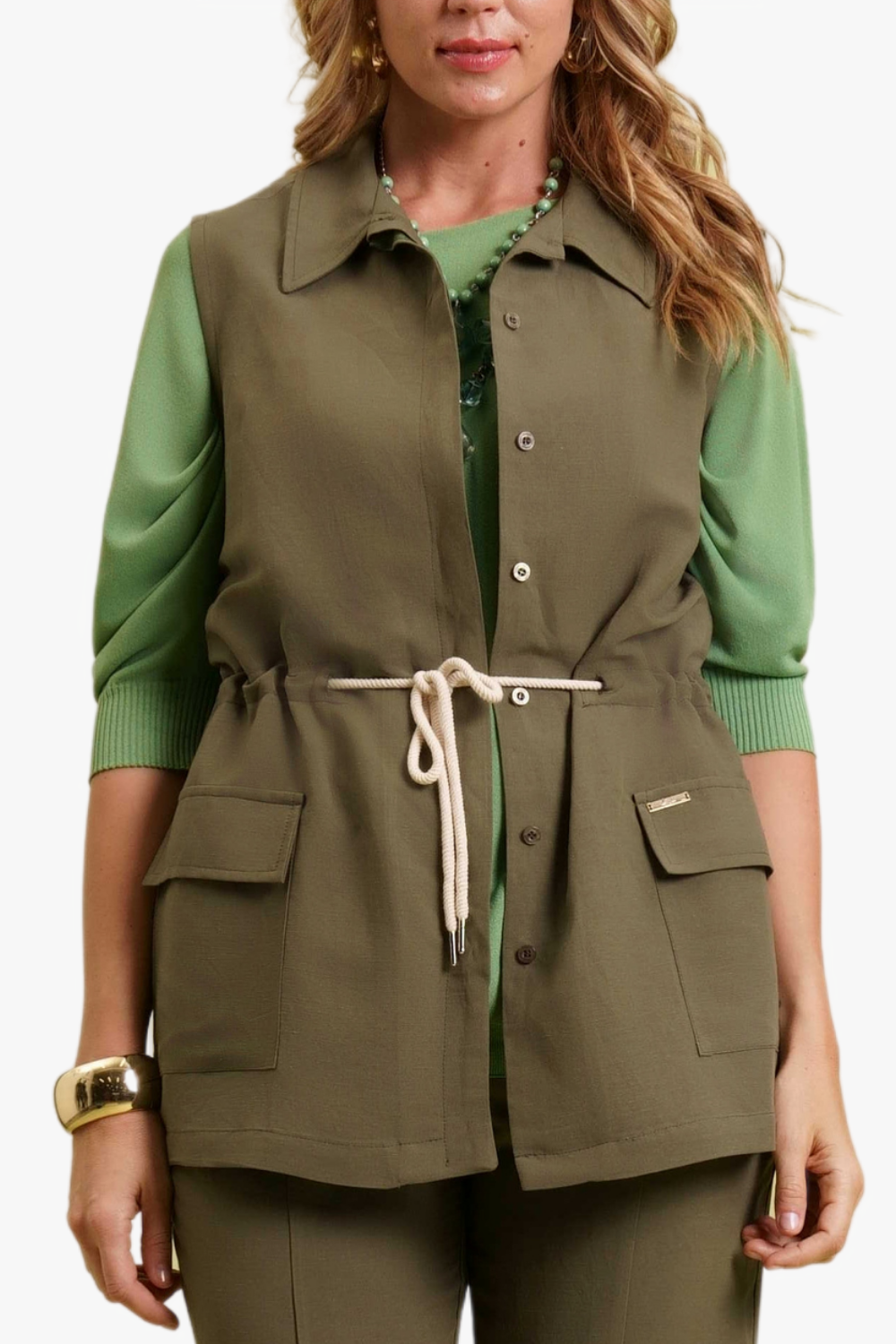 SAHARIANA CON CINTURA