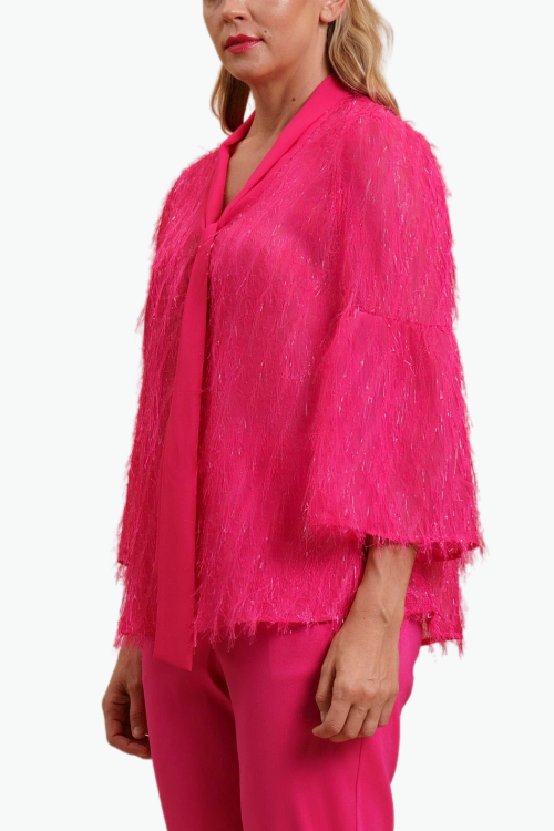 BLUSA CON CRAVATTINO