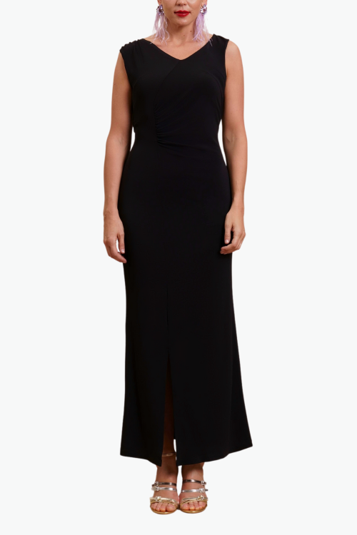 ABITO A SIRENA CON DRAPPEGGIO