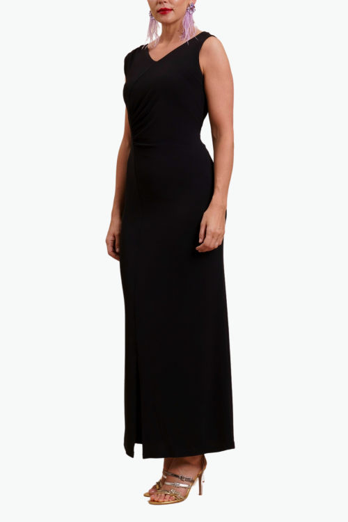 ABITO A SIRENA CON DRAPPEGGIO