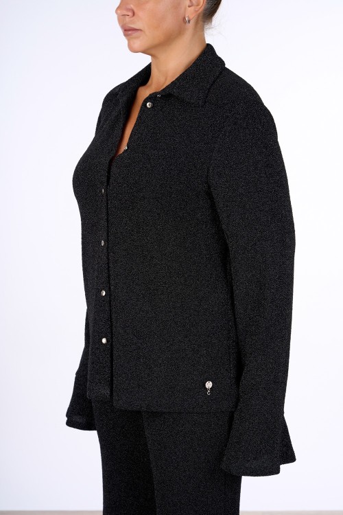 CAMICIA CON POLSI VOLANT