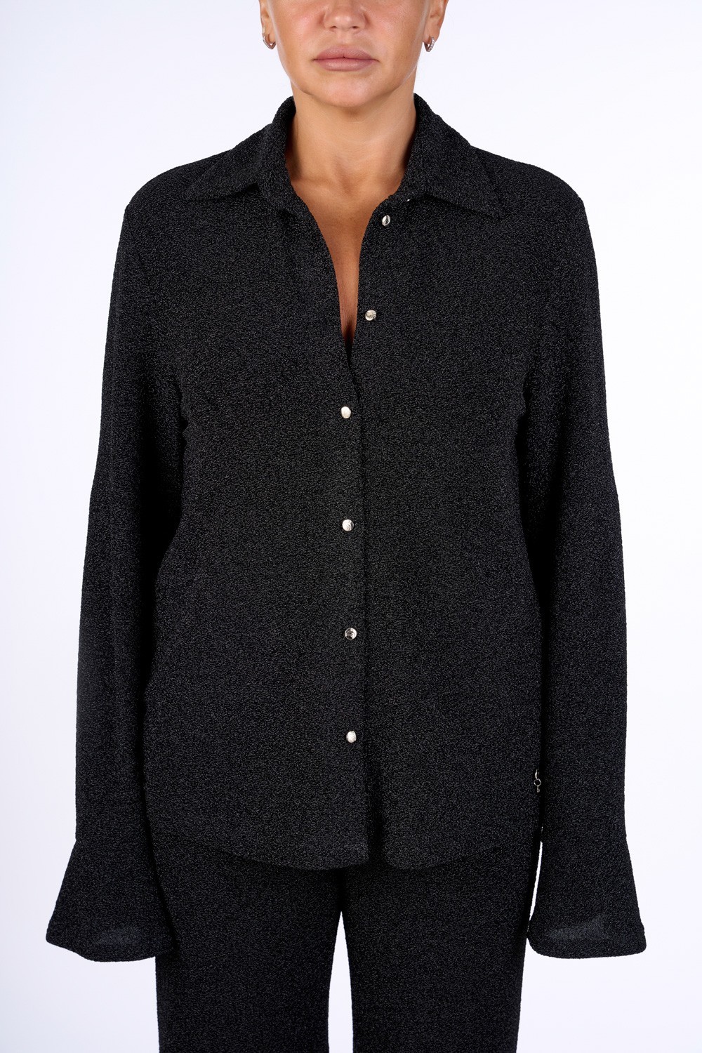 CAMICIA CON POLSI VOLANT