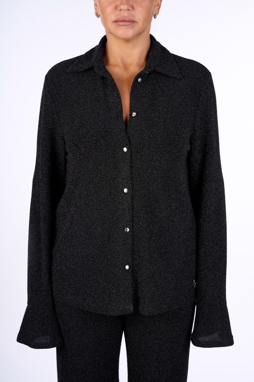 CAMICIA CON POLSI VOLANT