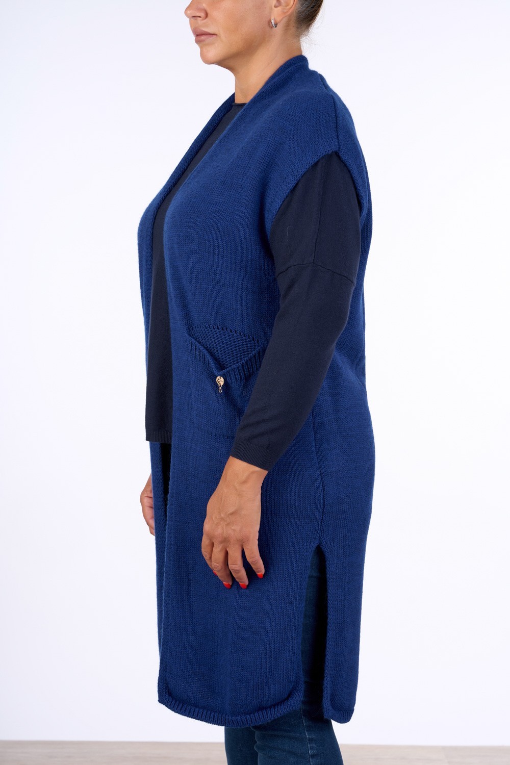 CARDIGAN LUNGO GIROMANICA