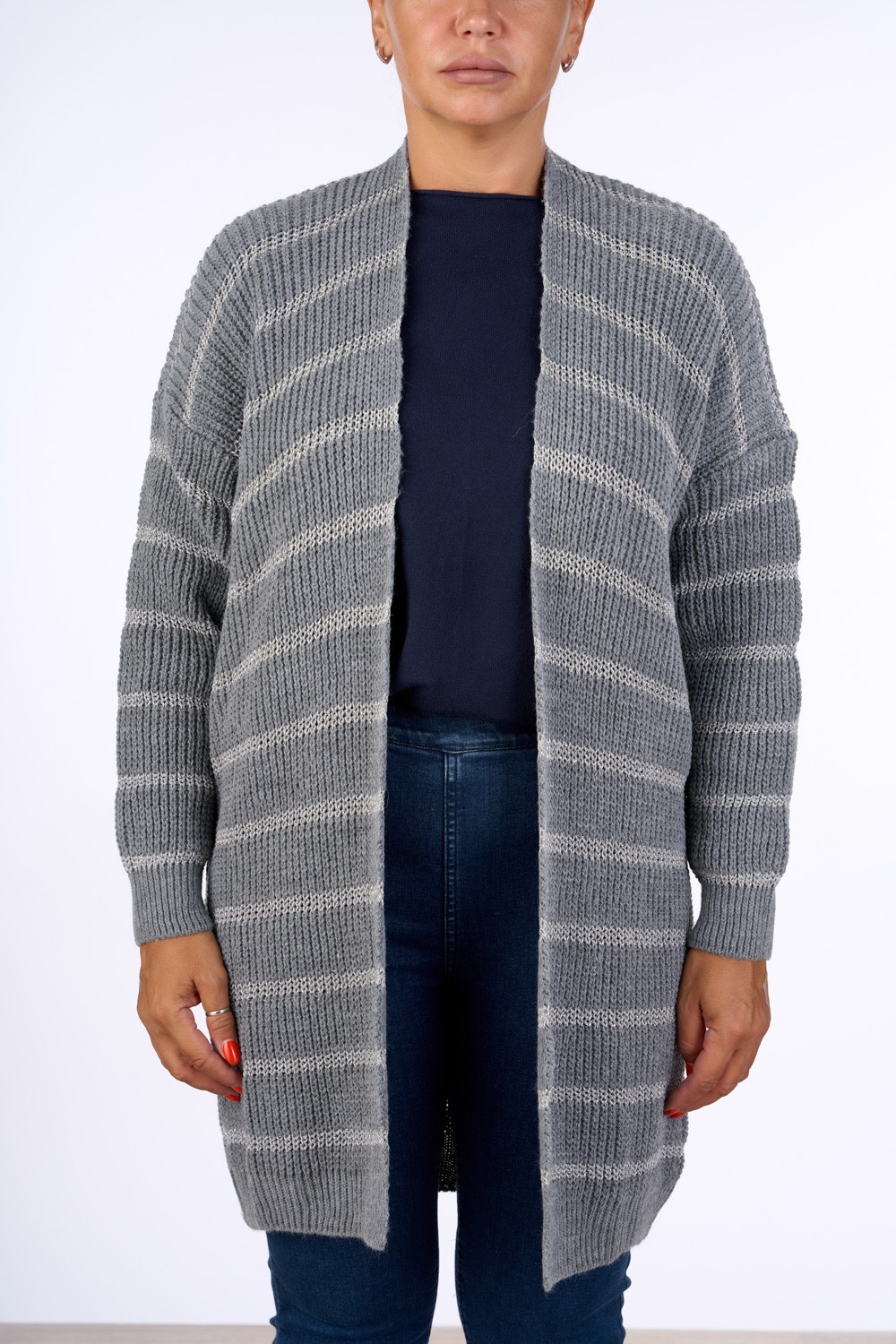 CARDIGAN LUNGO LUREX