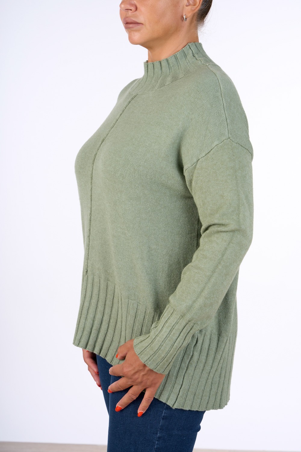 PULL CON COLLO A COSTE