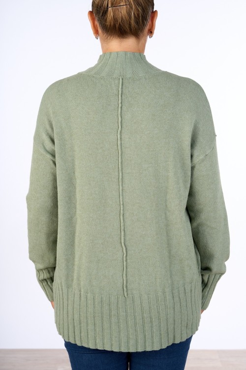 PULL CON COLLO A COSTE