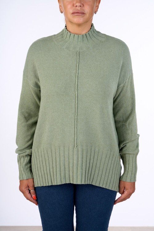 PULL CON COLLO A COSTE