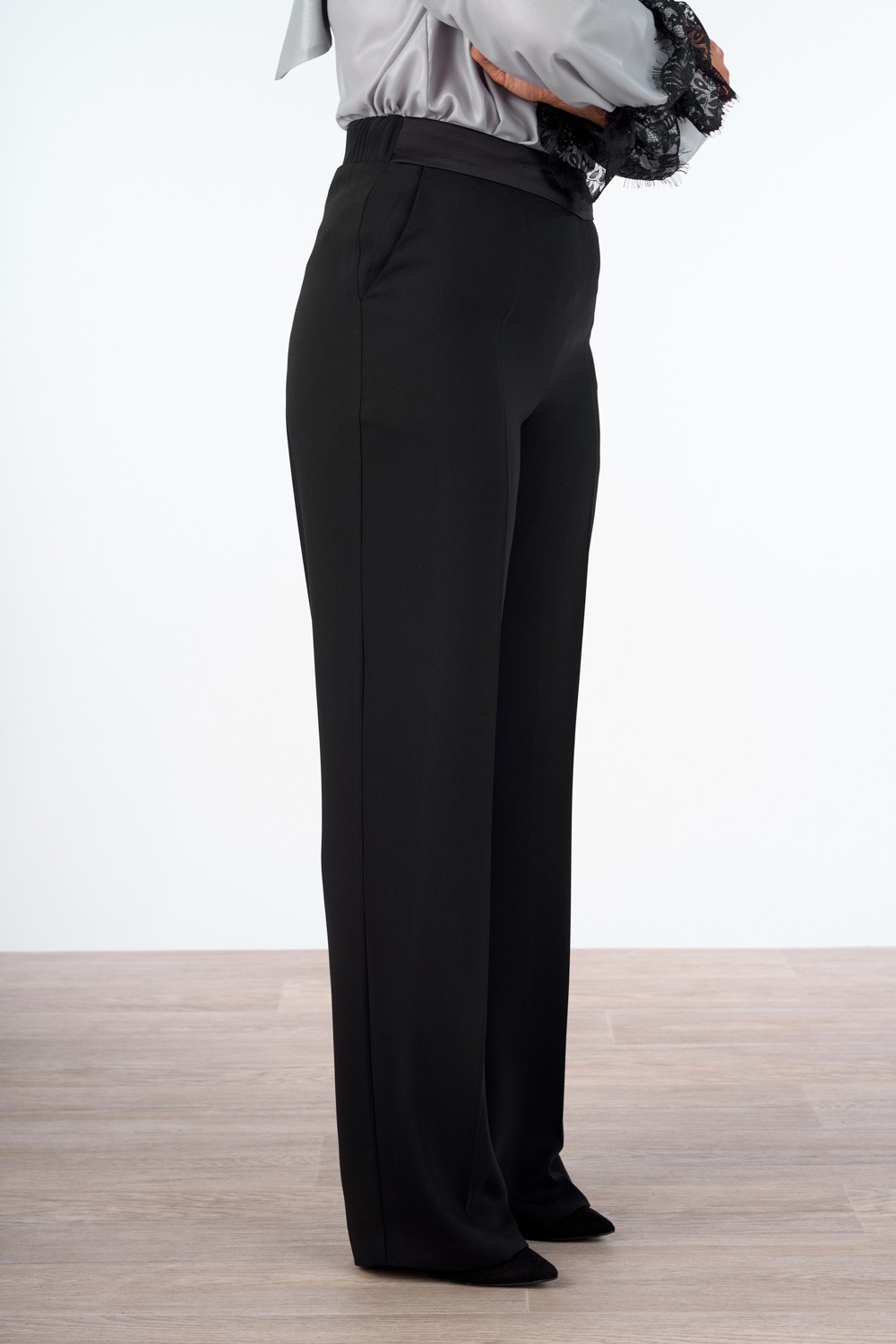 PANTALONE A PALACCO CON RASO