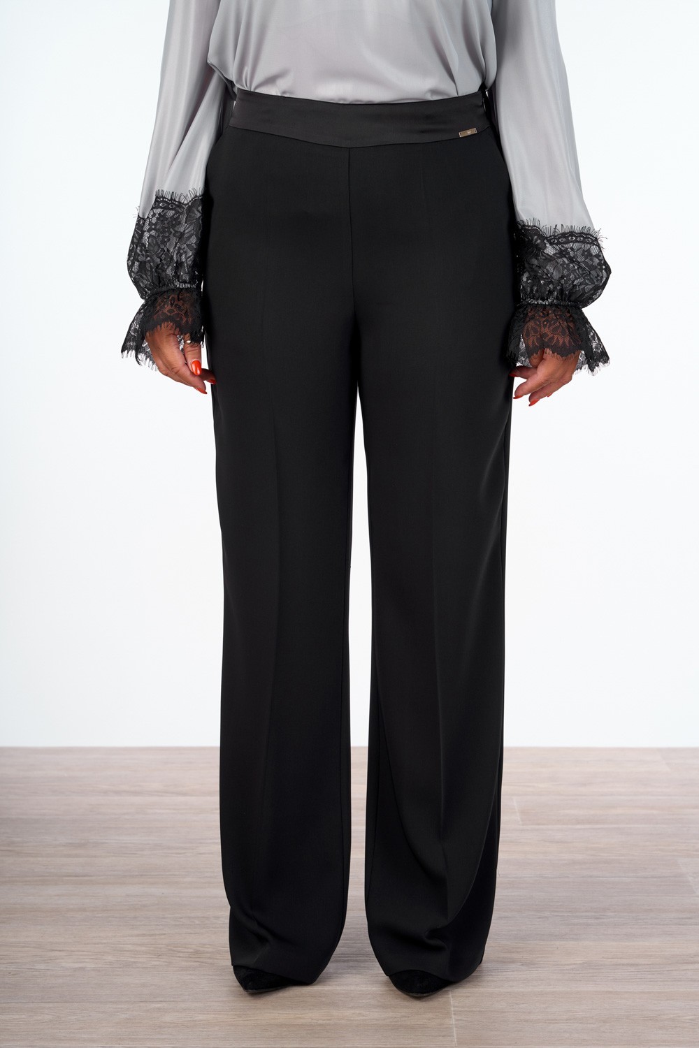 PANTALONE A PALACCO CON RASO