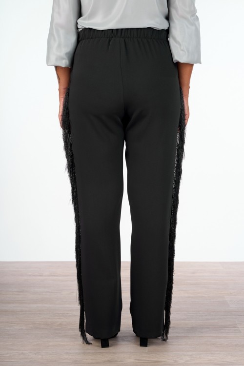 PANTALONE CON FRANGE
