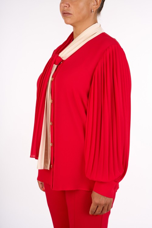 CAMICIA CON FUSCIACCA PLISSE'