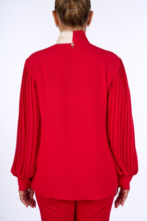 CAMICIA CON FUSCIACCA PLISSE'