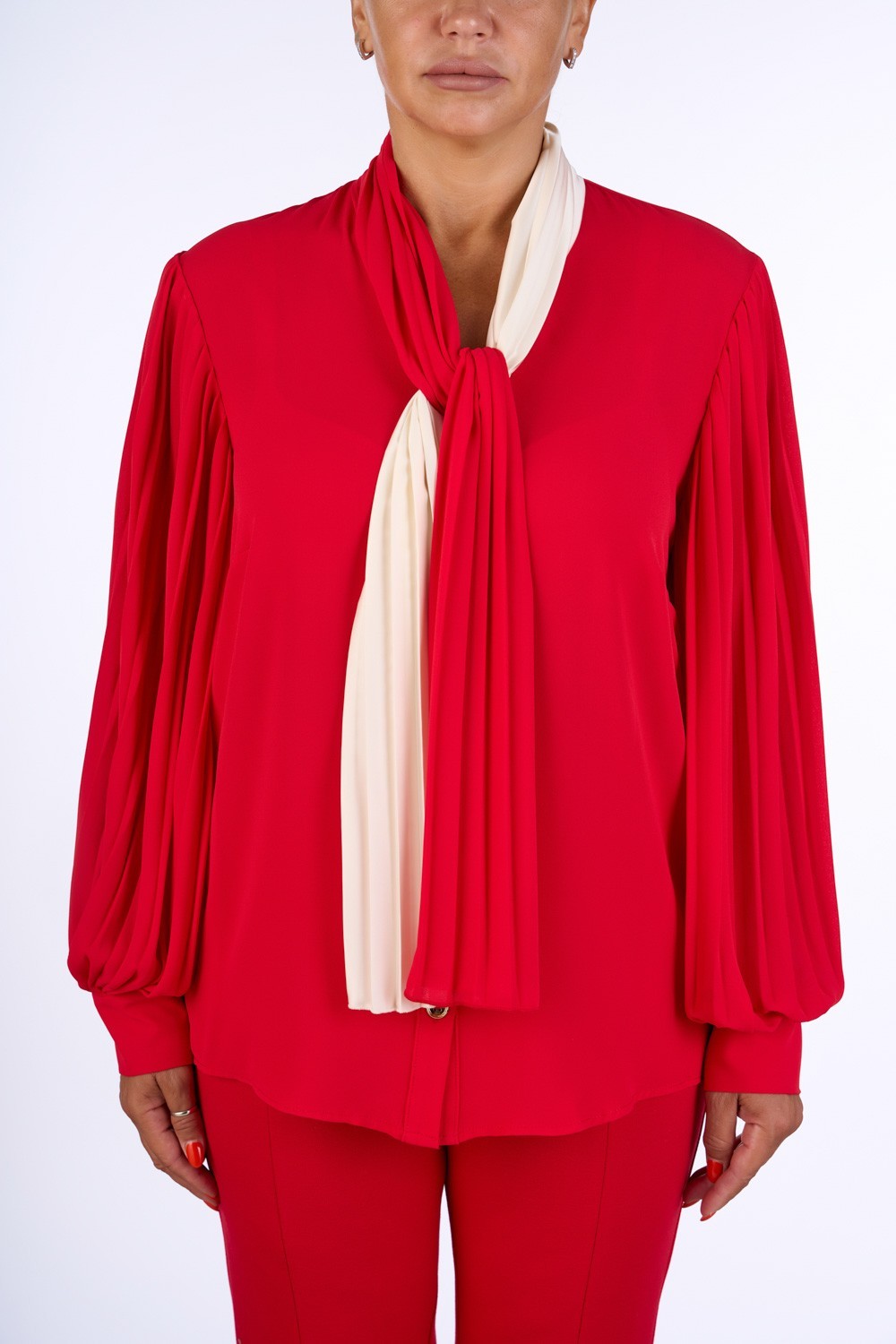 CAMICIA CON FUSCIACCA PLISSE'