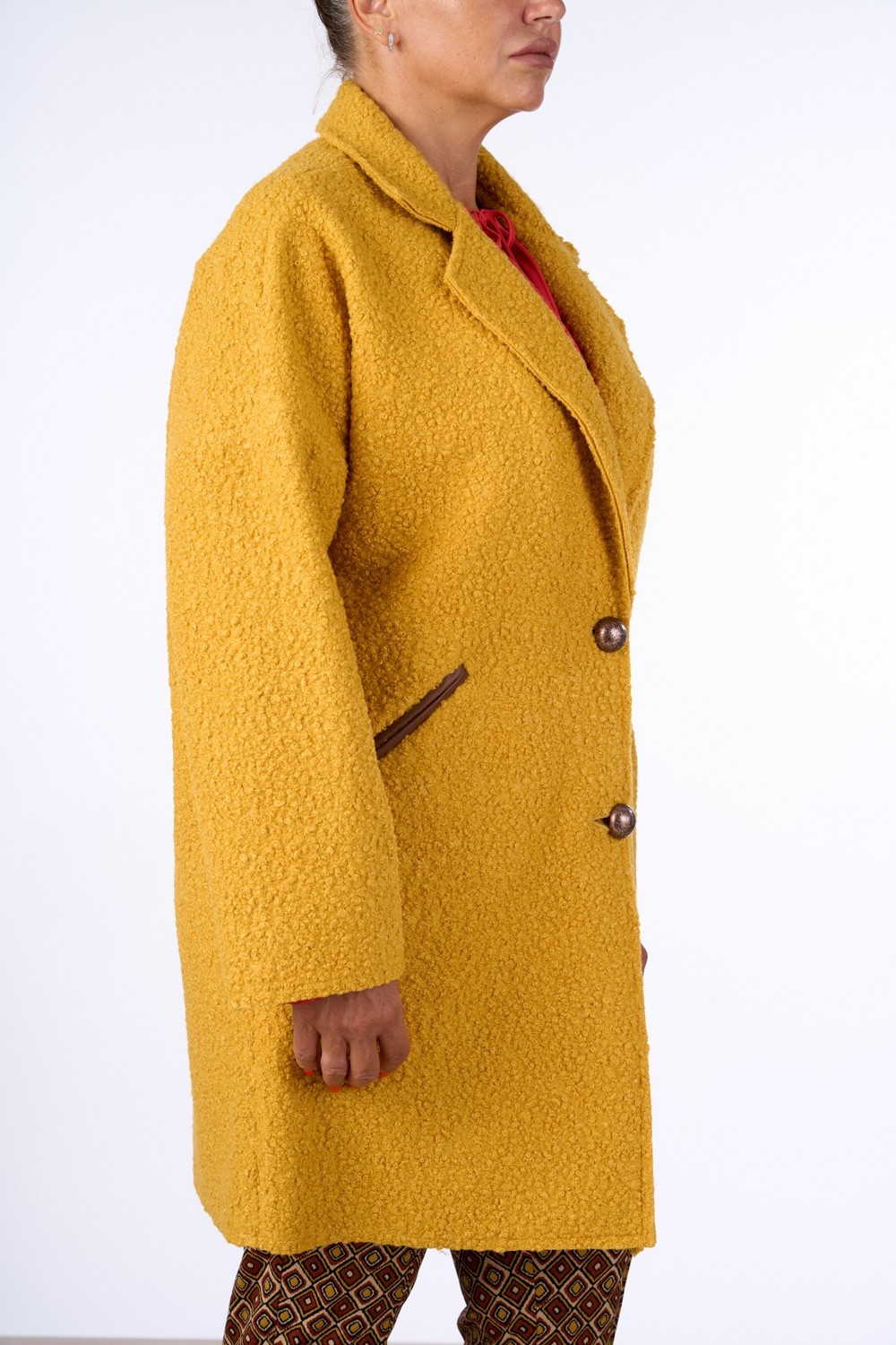 CAPPOTTO A UOVO SFODERATO