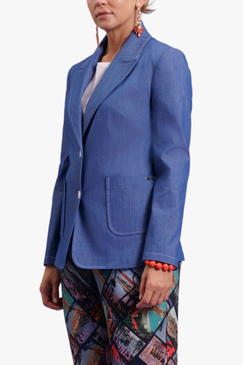 GIACCA MONOPETTO CON IMPUNTURE